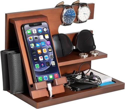 Alivebyte wood phone docking - wood,