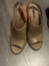 Brown Heels Woman Shoes Size 7