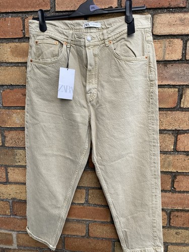 Zara loose cropped jeans 34 - zara,