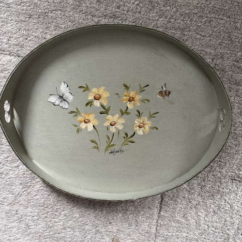 Vintage pretty wooden serving - pretty,