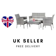 4 Piece Set Table Chairs Sofa