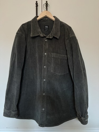Zara corduroy washed grey - zara,