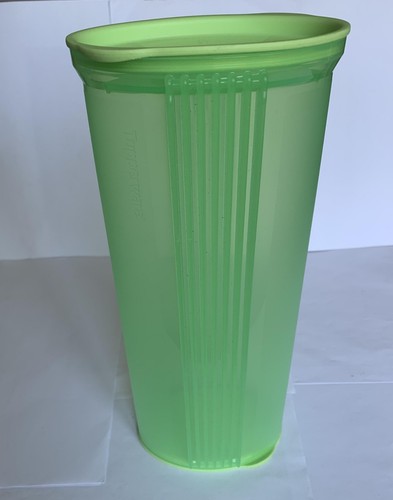 Green tupperware oval double - oval,