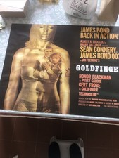 GOLDFINGER MOVIE POSTER Ian Fleming 36x27 Inches Stafford & Co 1964 (1980s/90s)