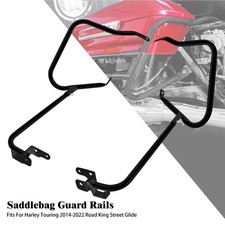 Black Saddlebag Bracket Guard