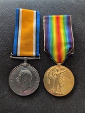 WW1 Pair George Elliott, Percy Main, Tynemouth Royal Garrison Artillery