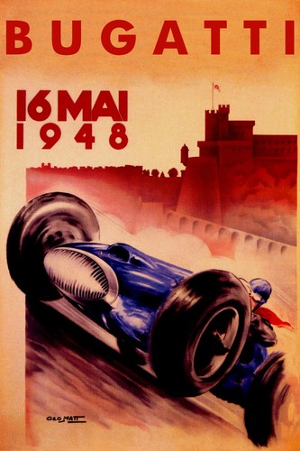 1948 monaco grand prix - prix, bugatti