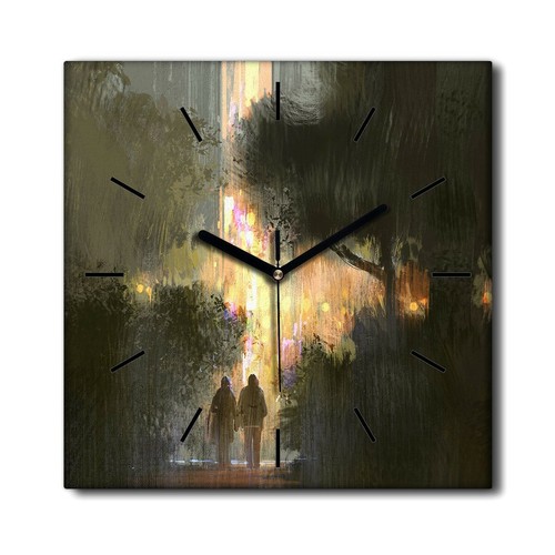Canvas clock photo landscape - clock,