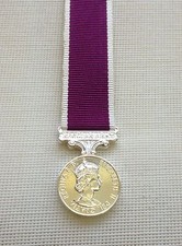 Army Long Service Good Conduct, Miniature Medal, LSGC Military, LS&GC