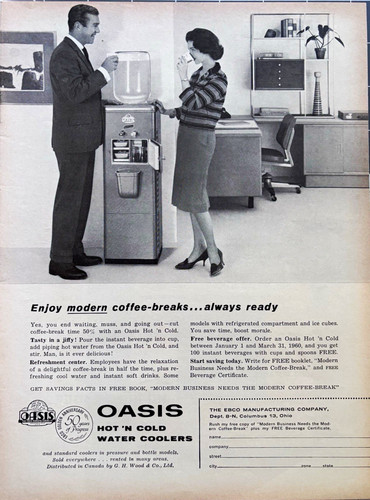 1960 oasis water coolers - 1960,