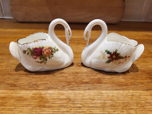 Royal albert swans trinket - royal,