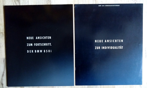 Bmw 8er 850i brochure 1999 - 8er,