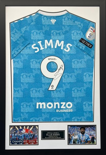 Ellis simms signed framed - ellis,