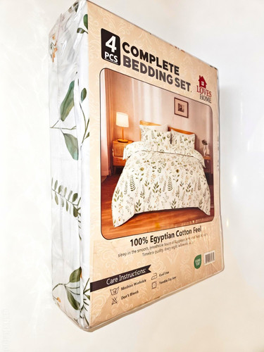 Love home double 4pc bedding - love,