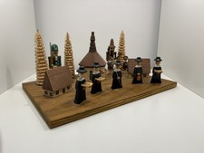 Erzgebirge village with star