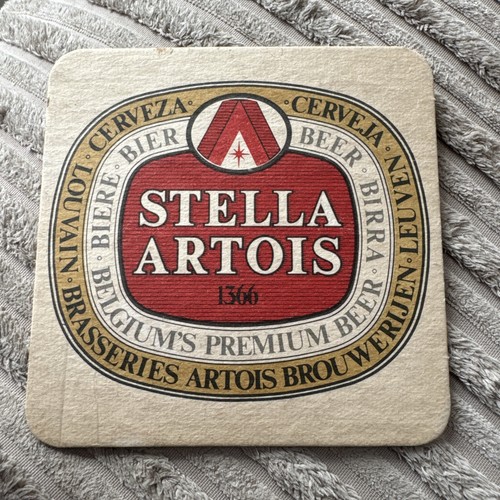 Stella artois beer - mat, vintage
