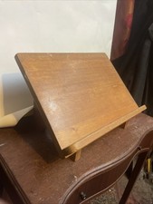 Mahogany Lectern Reading Stand Antique Style, Handmade 23x24x38cm