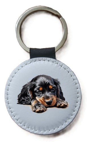 Gordon setter keyring - gordon,