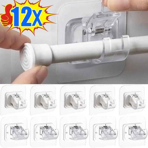 Curtain rod brackets - curtain, self