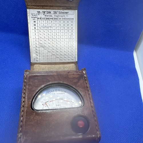 Vintage gossen ombrux exposure - ombrux,