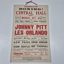 Original boxing poster - original,