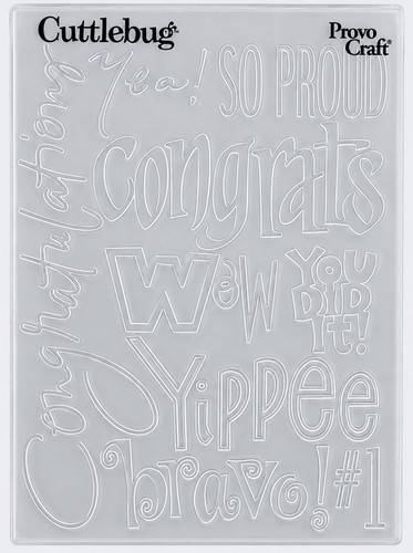 Cuttlebug embossing plate - embossing,