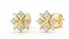 9ct  gold  stud earrings