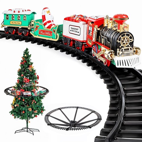Christmas tree train set - train,