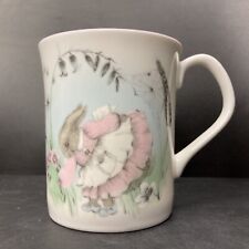 Vintage Elizabethan Mrs Rabbit small child’s size hand decorated bone china Mug