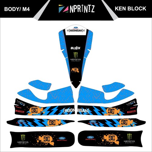Ken block full kart - ken, sticker
