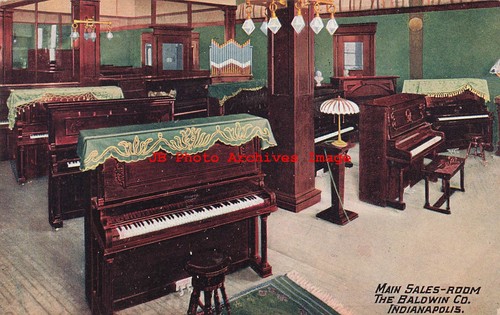 Advertising postcard baldwin - advertising,