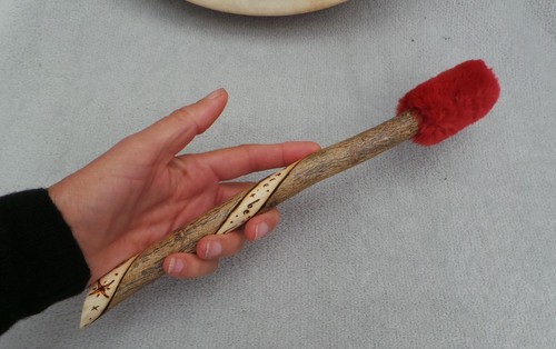 Drum beater shamanic drums