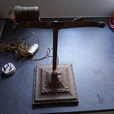 Rare Emeralite lamp base (Globe Wernicke Ltd London)