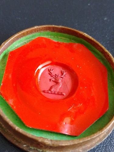 Antique georgian red - antique, wax
