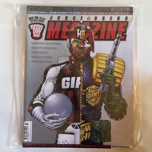 Retro rare 2000ad judge dredd - rare,