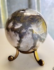 Moss Agate Sphere 315g 60mm