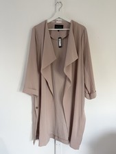 River Island Blush Pink Waterfall Jacket Women’s Size L BNWT