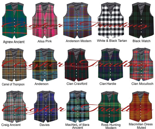 Scottish clan tartan - vest, 5