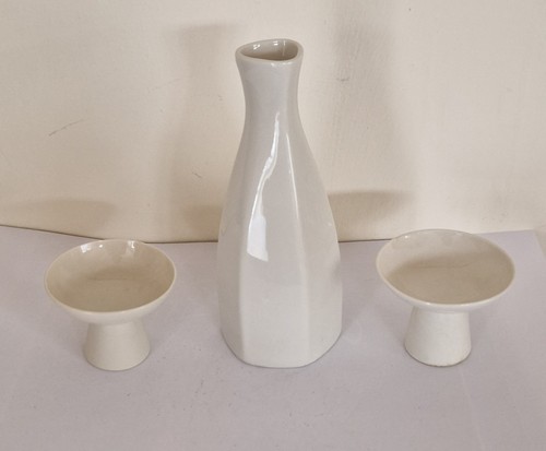 Japanese white sake set - sake,