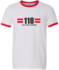 118,118 GOT YOUR NUMBER T SHIRT, FANCY DRESS,PARTY GEEK, RETRO, ALL SIZES,