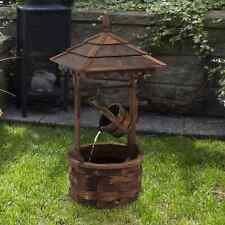 Wood Garden Wishing Well