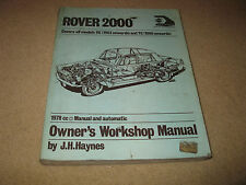 Haynes Rover 2000 SC TC Owners Workshop Manual