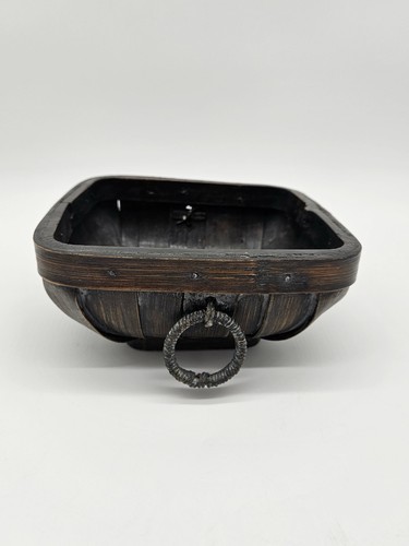 Vintage wooden planter box - vintage,