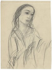 Willi Schmid Madonna Drawing