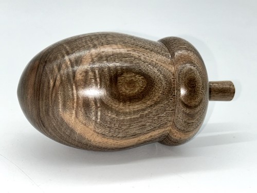 Large ornamental wooden - , acorn