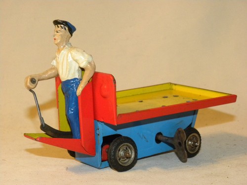 Antique mechanical canvas toy - mechanical,