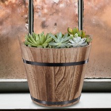  Wooden Succulent Basin Water