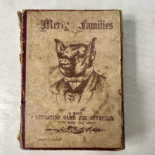 Antique merry happy families - antique,