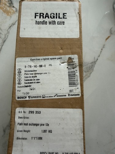 Worcester 24cdi plate heat - 24cdi,