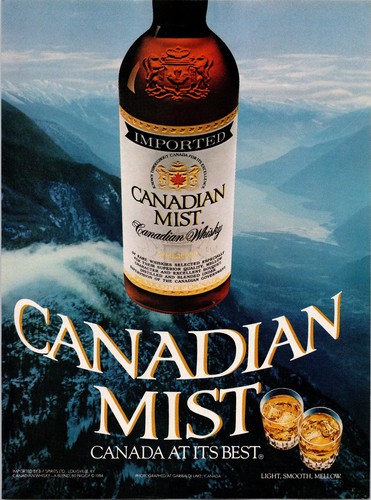 Canadian mist vintage magazine - canadian,